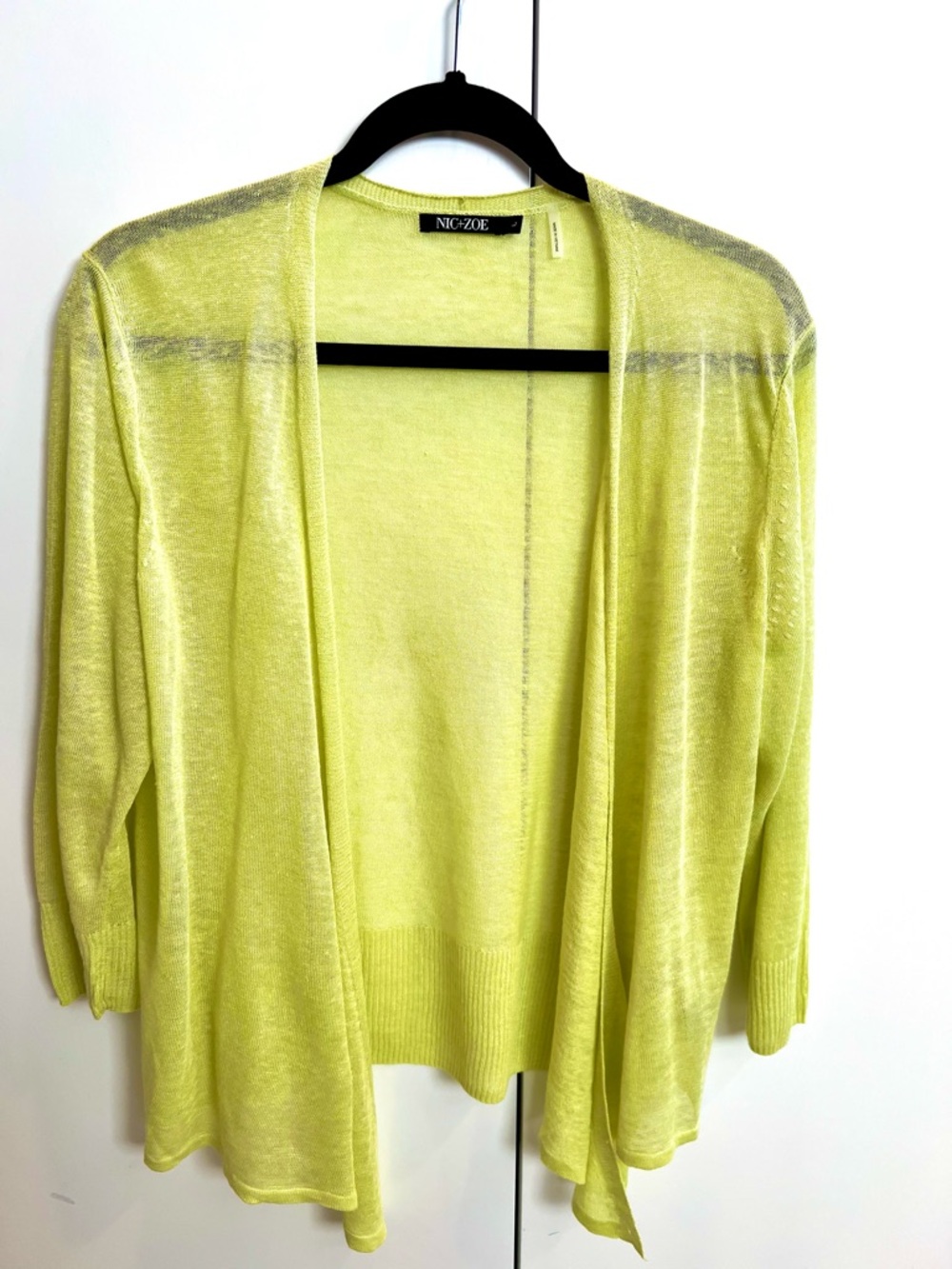 NIC+ZOE Bright Open-Front Women's Cardigan